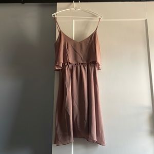 Ceremony by Joanna August dress in taupe. Size L